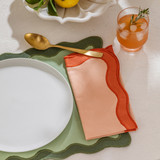 Maya Tan Scalloped Napkin [MUSMASNAW23NA_TAN]