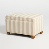 Adeline Stripe Storage Ottoman [MUSLADDSO26]