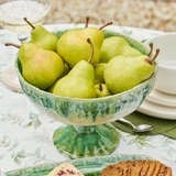 Terra Glazed Fruit Bowl in Natural, Green by MUSE | Pillow Talk