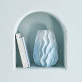 Skipper Wave Vase in BlueWhite by MUSE | Pillow Talk