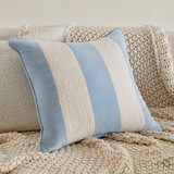 Nico Velvet Boucle Stripe Cushion [MUSLNICOV25]