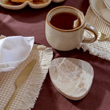 Leopard Marble Coaster 4 Pack in Natural by MUSE | 4 Pack - Pillow Talk