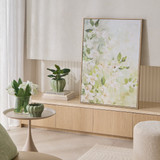 The Bloom Framed Canvas Wall Art in MultiColour by MUSE | 70x100cm - Pillow Talk