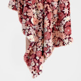 Mila Floral Faux Fur Jacquard Throw [MUSLMILAF26]
