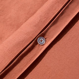 Washed Linen Look Rust Quilt Cover Set [ESSBWLL19AS]