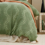 Zenda Palm Quilt Cover Set [HABBZENDQW26]