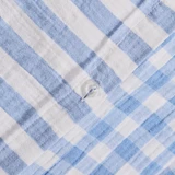 Maisie Check Light Blue Quilt Cover Set [HABBMCQC25E]
