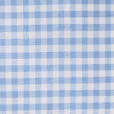 Maisie Reversible Light Blue Check Quilt Cover Set [HABBMCQC25E]