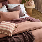 Australian Cotton Caramel Quilt Cover Set [HABBWAUSCQ24C]
