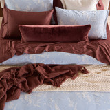 Amane Palm Quilt Cover Set [HABBAMANQW26]