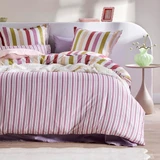 Emerie Reversible Stripe Quilt Cover Set [HABBEMERIE26]