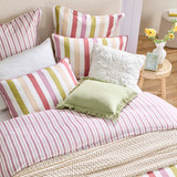 Emerie Reversible Stripe Quilt Cover Set [HABBEMERIE26]