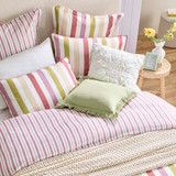 Emerie Reversible Stripe Quilt Cover Set [HABBEMERIE26]