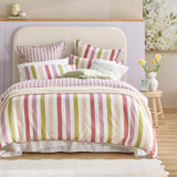 Emerie Reversible Stripe Quilt Cover Set [HABBEMERIE26]