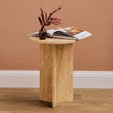 James Marble Side Table [MUSLJAMST26]