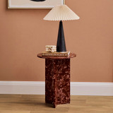 James Marble Side Table [MUSLJAMST26]