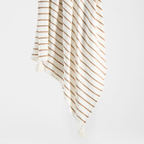 Vale Stripe Chenille Extra large Throw [MUSLVALES26]