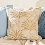 Verra Palm Velvet Embroidered Cushion [MUSLVERR25]