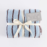 Morgan Stripe Reversible Hand Towel 2 Pack [HABBH2MORW26]