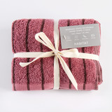 Morgan Stripe Reversible Hand Towel 2 Pack [HABBH2MORW26]