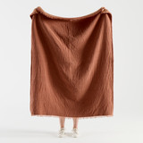 Raya Chenille Gauze Reversible Throw [HABLRAYAC26]