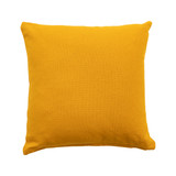Aston Mustard Cushion in Mustard by Habitat | 1 x Square Cushion 45cm x 45cm - Pillow Talk