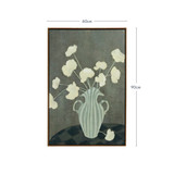Petals in Porcelain Framed Canvas Wall Art [MUSLPEIWA26]