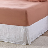 Caramel Cotton Flannelette Fitted Sheet [ESSBFLPFIT26A]