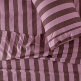 Berry Stripe Cotton Flannelette Sheet Set [HABBPRFLSS26F]