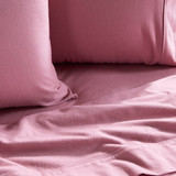 Rose Pink Cotton Flannelette Sheet Set [ESSBPLFLAN26B]