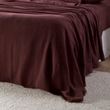 Chocolate Cotton Flannelette Sheet Set [ESSBPLFLAN26D]