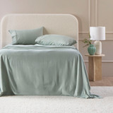 Eucalyptus Cotton Flannelette Sheet Set [ESSBPLFLAN26G]