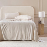 Natural Cotton Flannelette Sheet Set [ESSBPLFLAN26E]