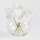 Lola Artificial Vanda Orchid Bouquet in Vase [MUSHLOLOW26]