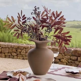 Haven Chocolate Brown Vase in Chocolate by MUSE | Pillow Talk