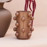 Betty Chocolate Brown Vase [MUSHBETVS24A]