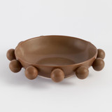 Betty Chocolate Brown Decorative Bowl [MUSHBETBS24A]