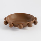 Betty Chocolate Brown Decorative Bowl [MUSHBETBS24A]