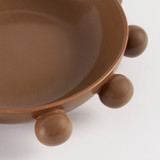 Betty Chocolate Brown Decorative Bowl [MUSHBETBS24A]