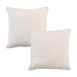 Belize Embroidered Chenille Feather Cushion [MUSLBELI26]