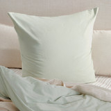 Australian Cotton Sage Green European Pillowcase in SageGreen by Habitat | European Pillowcase - Pillow Talk