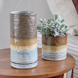Pier Vase in BlueTan by MUSE | Pillow Talk