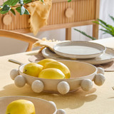 Betty Clay Large Decorative Bowl in Clay by MUSE | Large - Pillow Talk