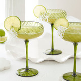 Della Green Cocktail Coupe Glass Set of 4 [MUSLDELCCS25_DIS]