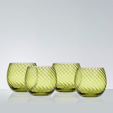 Della Green Tumbler Glass Set of 4 [MUSLDELTUS25_DIS]