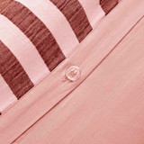 Jordan Stripe Blush Quilt Cover Set [HABBJORDAN25B]