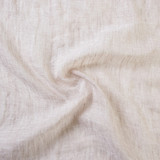 Washed Linen Natural Sheer Curtain Pair 140x250cm [MUSBLINEN21B_DISB]