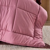 Snoozi Cube Dusty Pink Microfibre Comforter Set [ESSBSNOOZ22G]