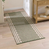 Finn Mei Reversible Floor Runner in NaturalGreen by Habitat | 80x180cm - Pillow Talk