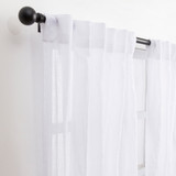Marina Sheer White Curtain Pair 180 x 250cm [HABBMARIN21A_DISB]
